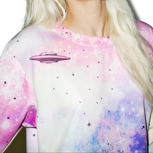 Wildfox Tops - Wildfox Space Cadet Pop Art Sweater Wildfox Tops - Wildfox Space Cadet Pop Art Sweater
